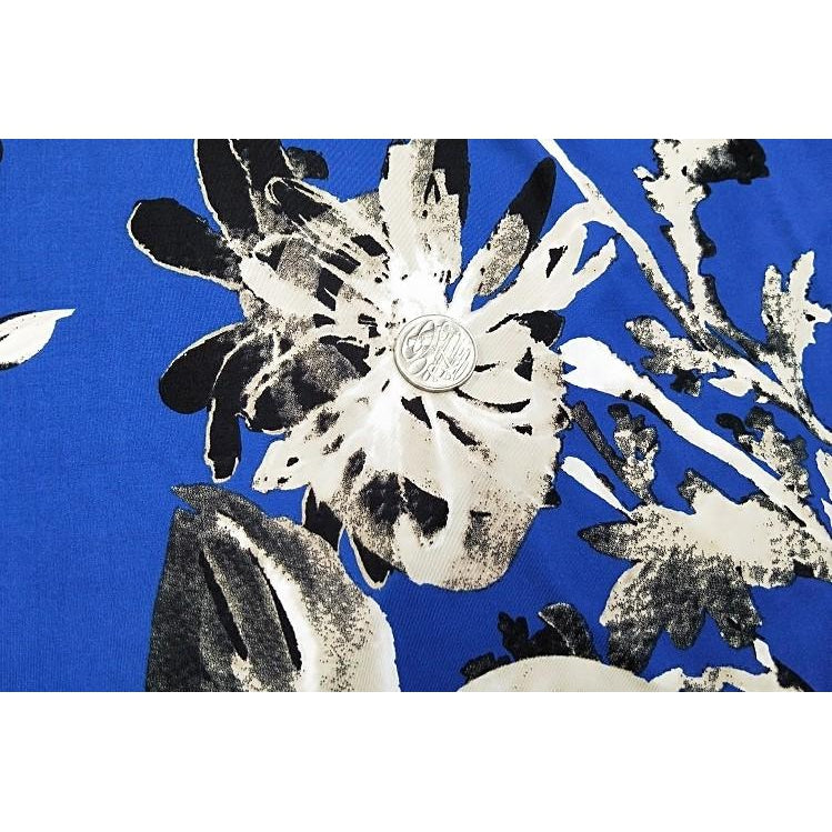 large floral printed knit jersey - sold by 1/2mtr