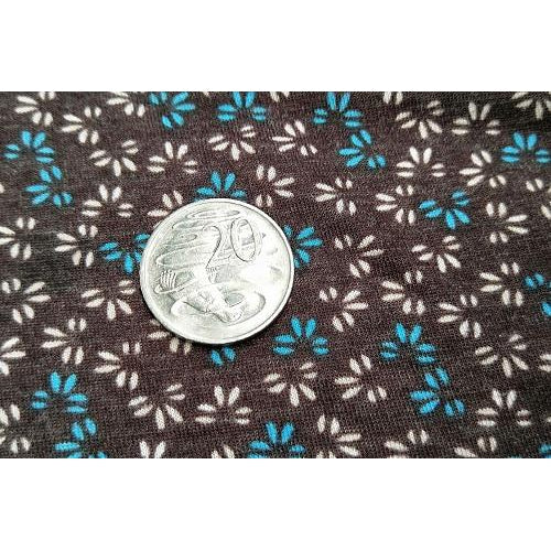 floral printed jersey - sold by 1/2mtr