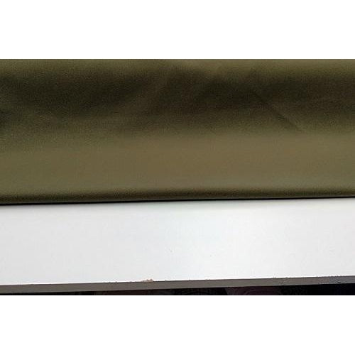 felt style wovn fabric - dark olive green - sold in 1/2mtr