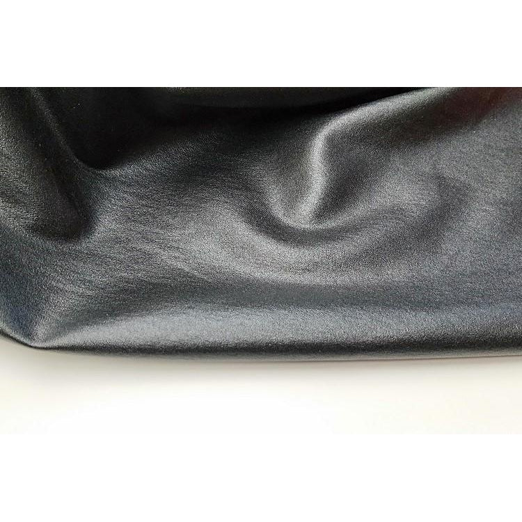 Suzy - PU leatherette - black - sold by 1/2mtr