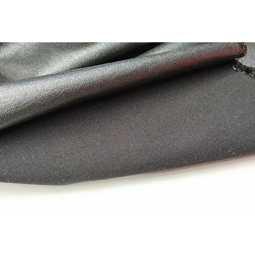 Suzy - PU leatherette - black - sold by 1/2mtr