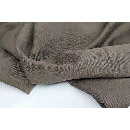 charlotte - crushed woven fabric dark khaki