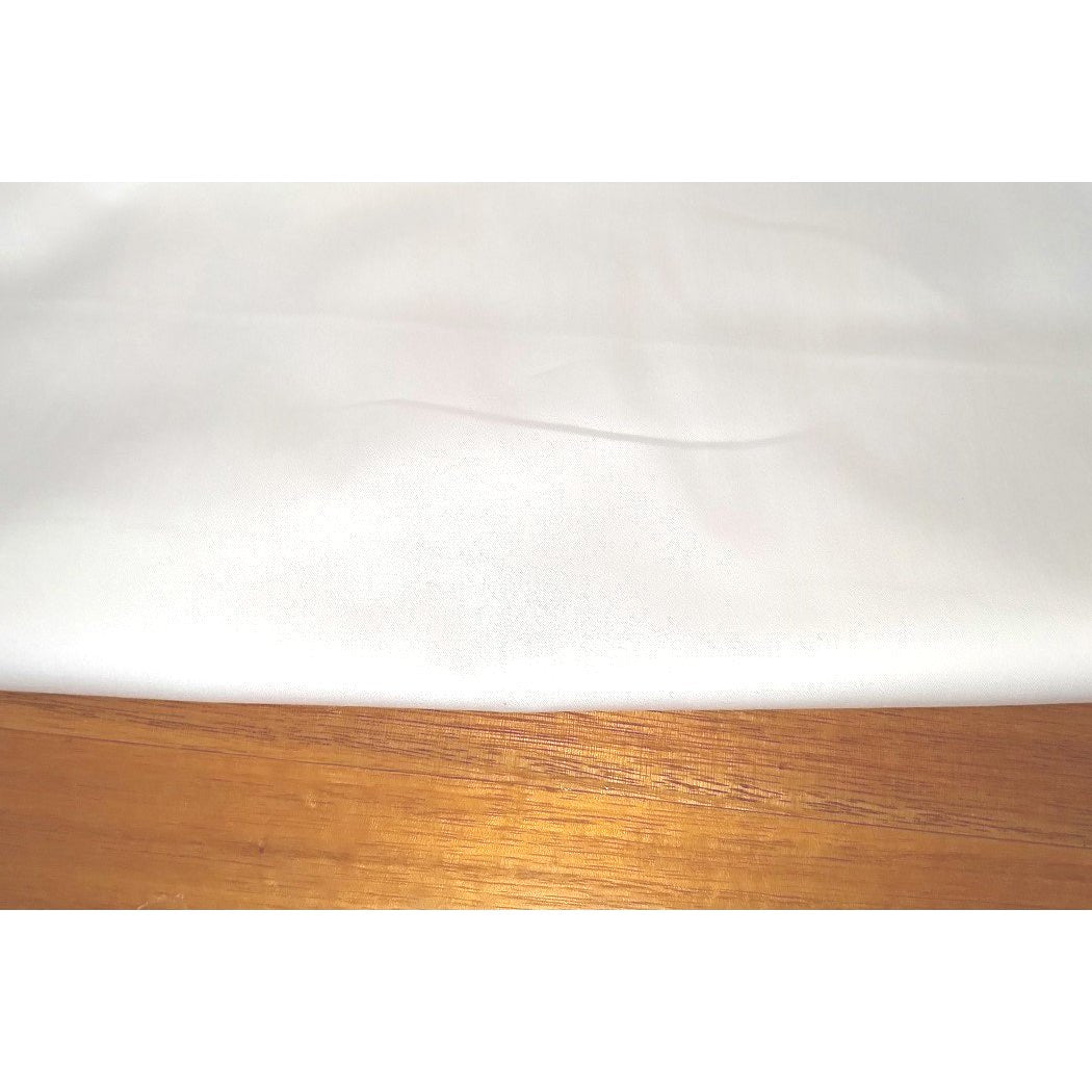 snow white - stretch cotton sateen