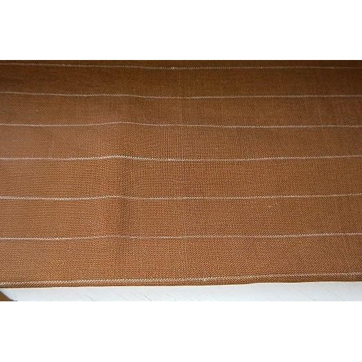 pinstripe cotton linen woven fabric - sold by 1/2mtr