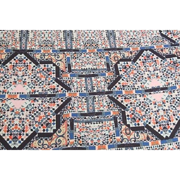 mosaic - Karolina - printed double georgette- sold by 1/2mtr