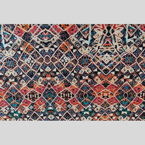 khalia - Diamond design faille fabric