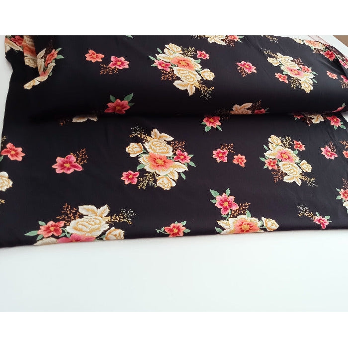 Georgia - floral printed faille