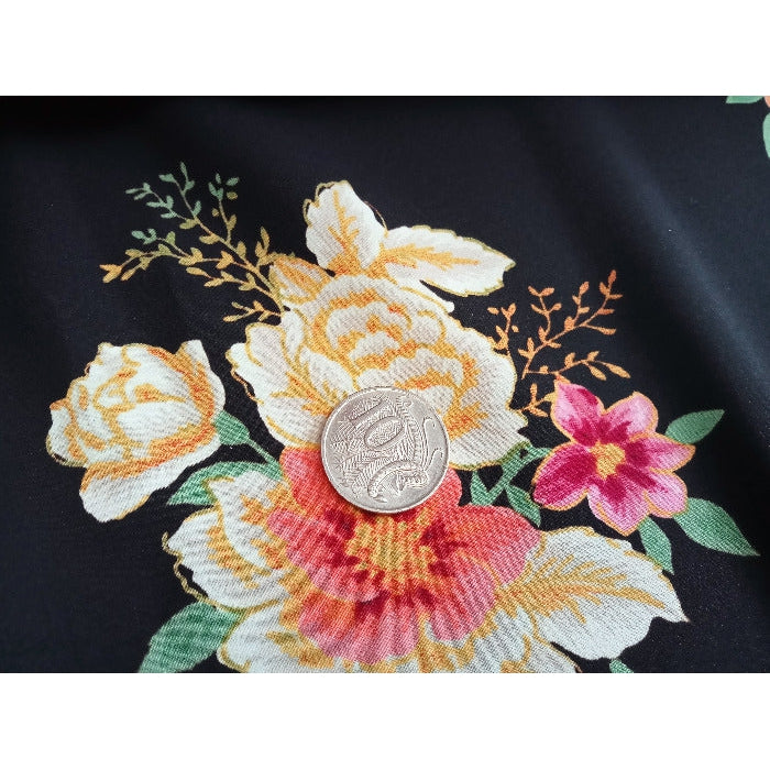 Georgia - floral printed faille