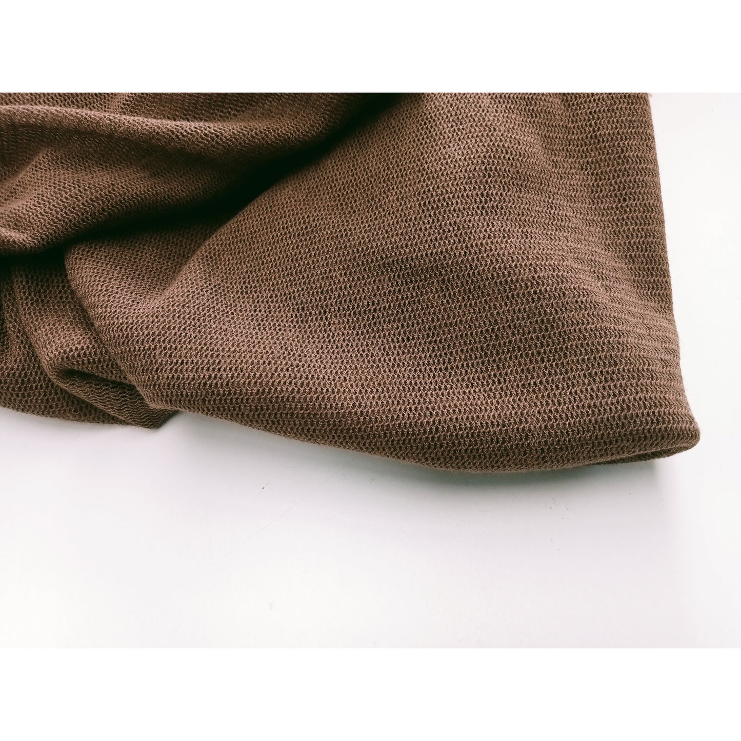 Chocolate stretch mesh - sold by 1/2mtr