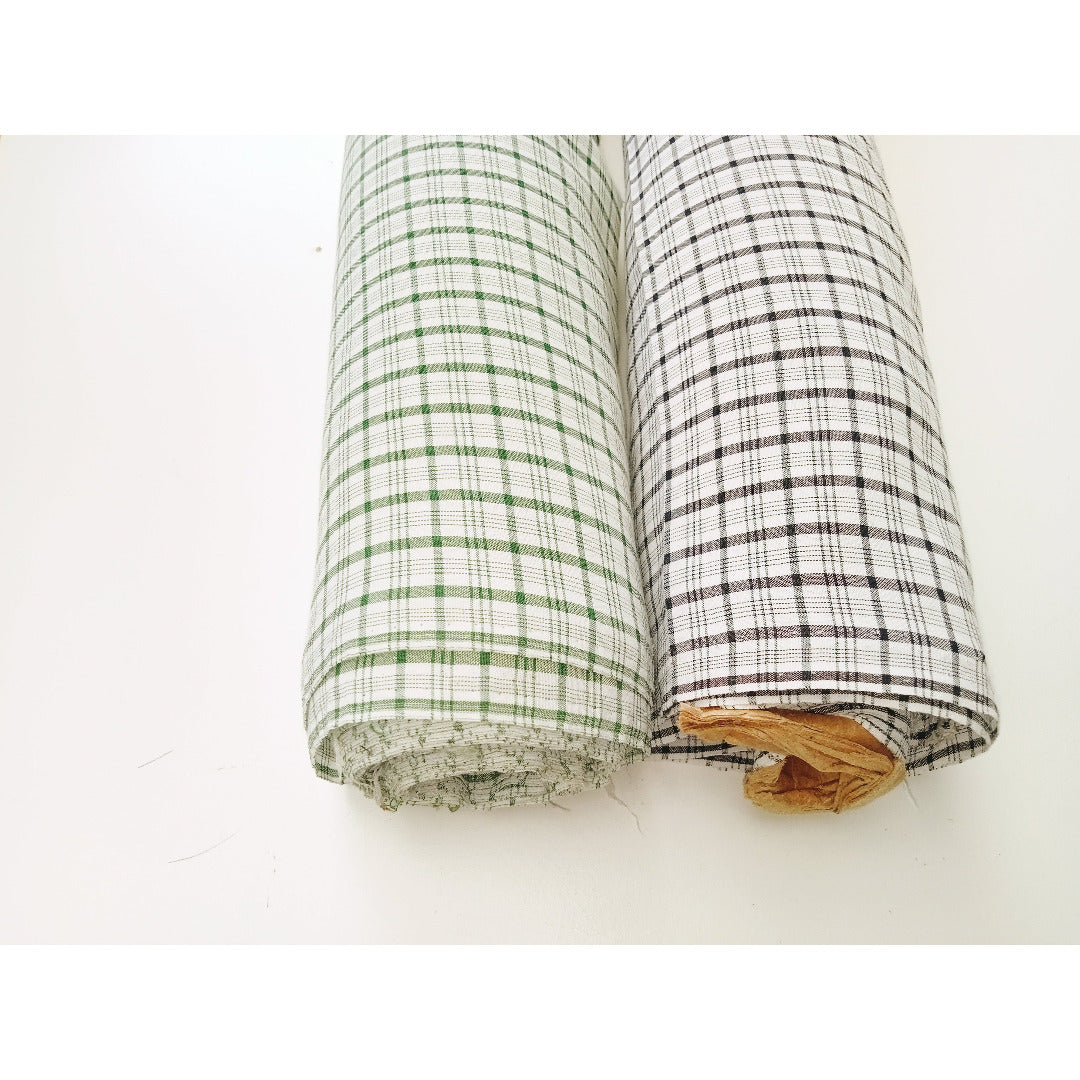 Checked woven fabric - sold by 1/2mtr