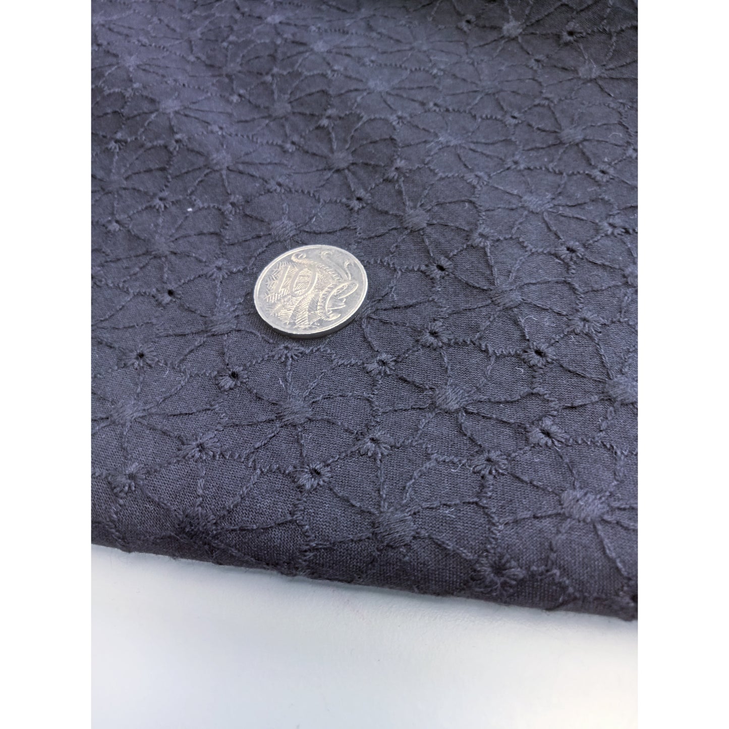 Brodiery engelaise woven fabric -sold by 1/2mtr