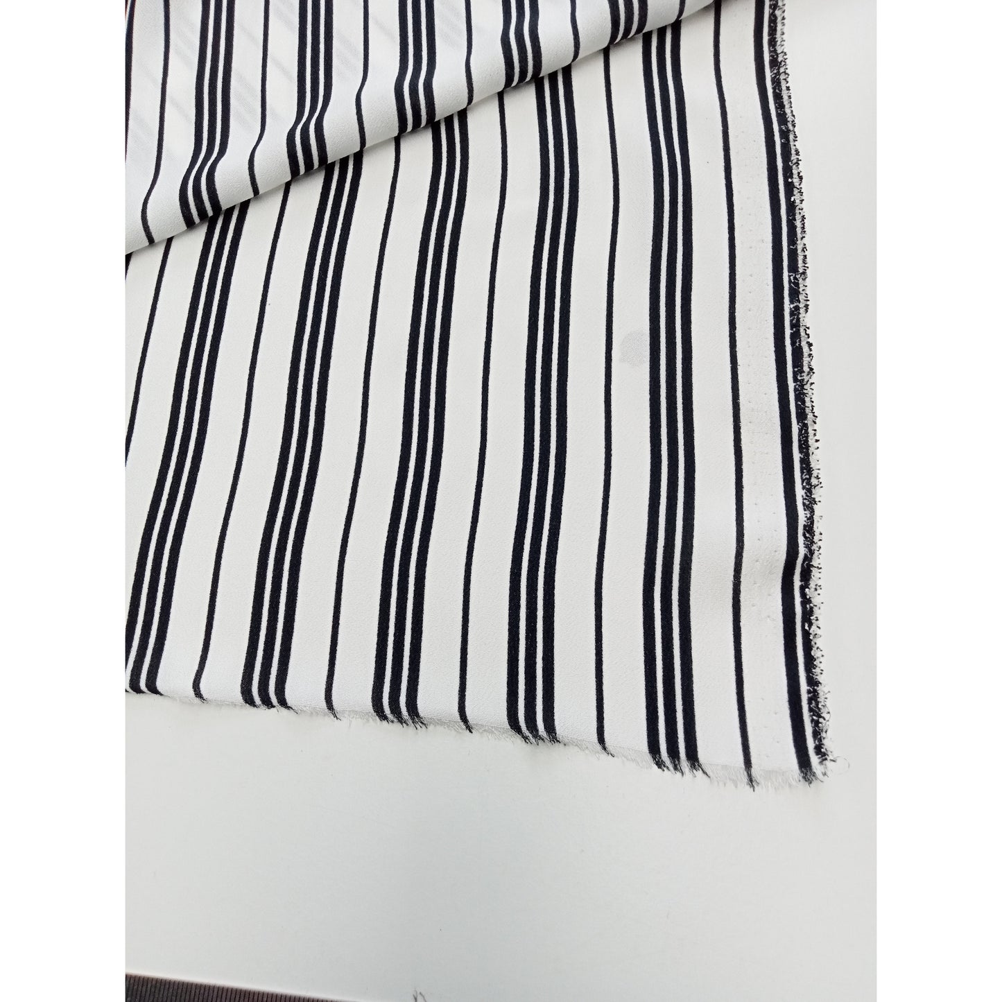 crystelle - striped woven faille fabric -sold by 1/2mtr