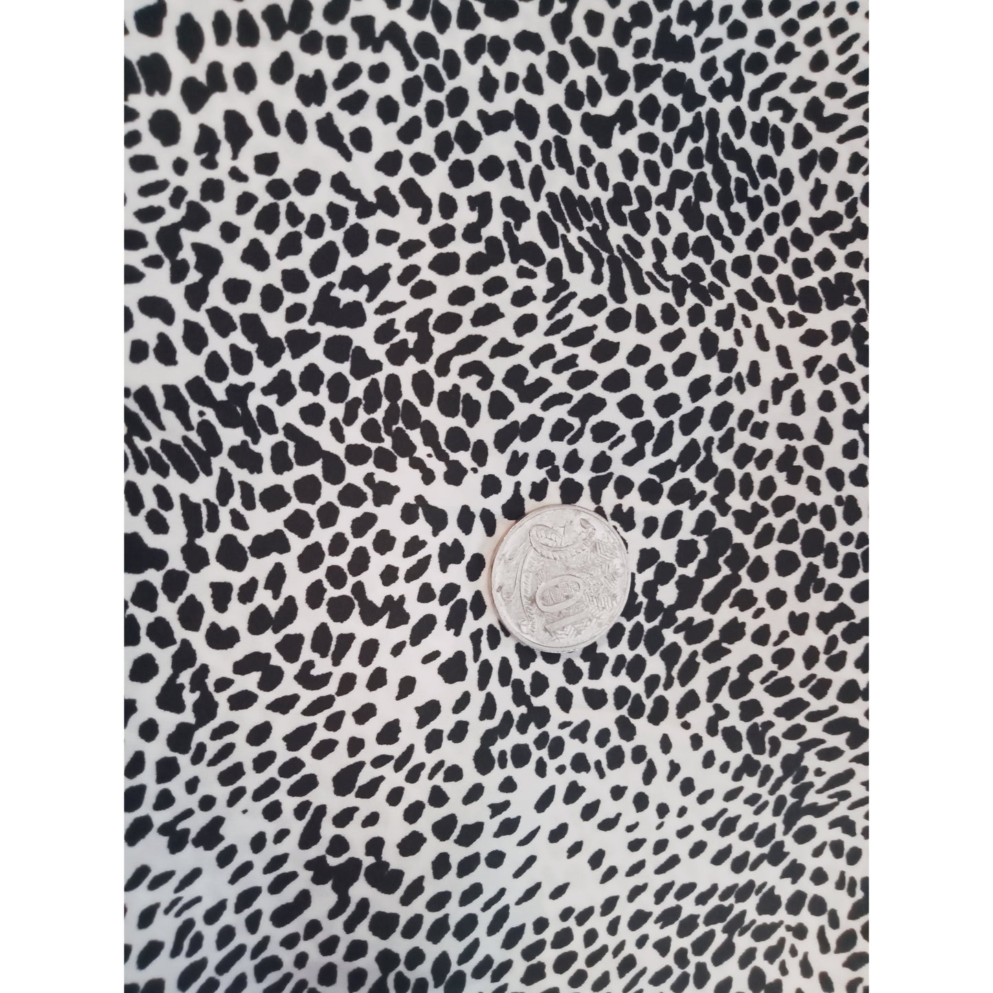 Animal design printed crepe de chine - sold by 1/2mtr