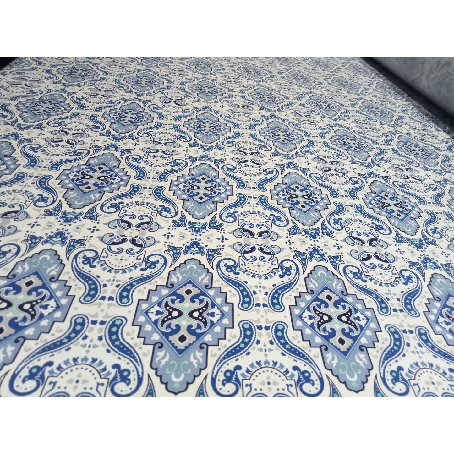 April - boarder printed viscose - sold by 1/2mtr
