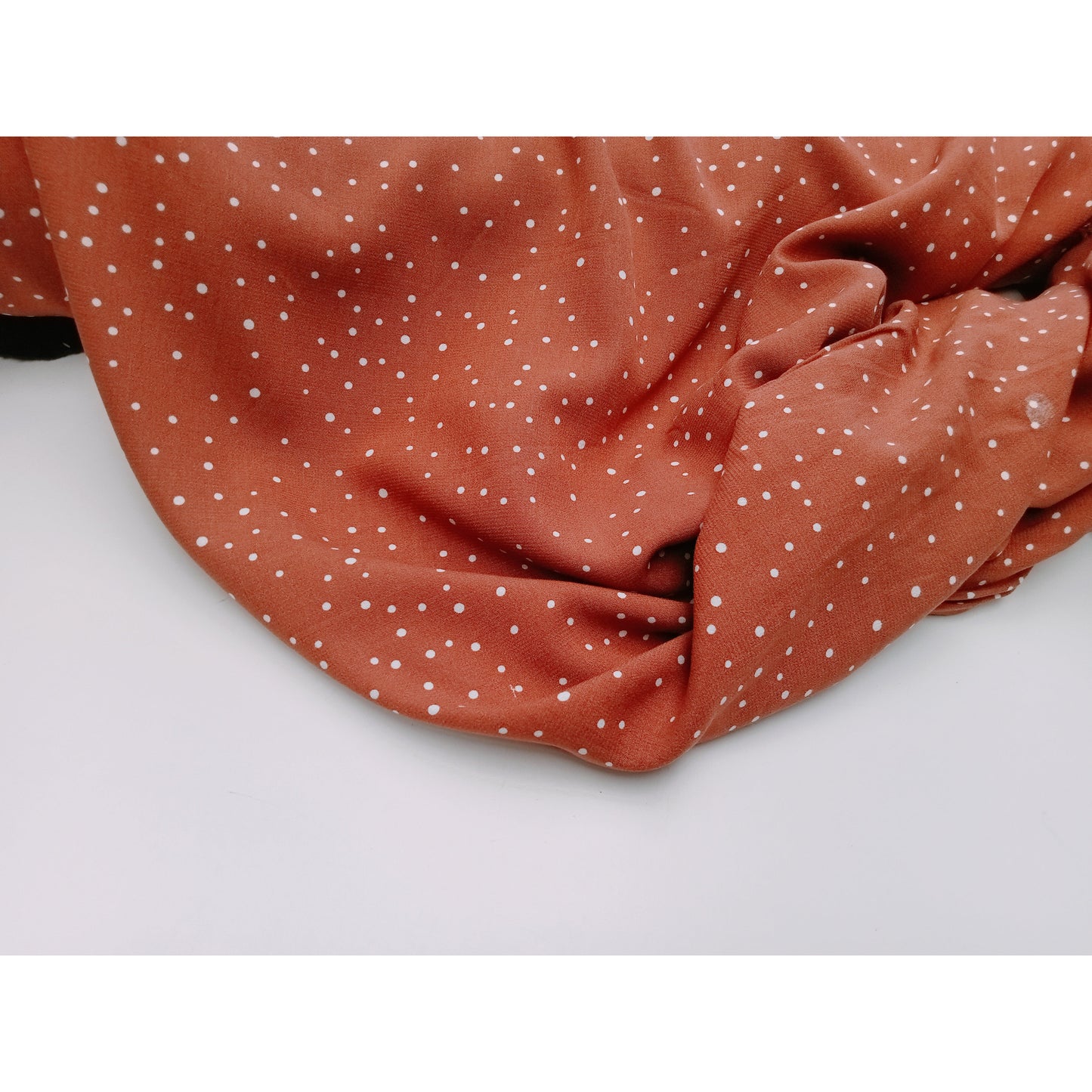 Polka dot viscose fabric - sold by 1/2mtr
