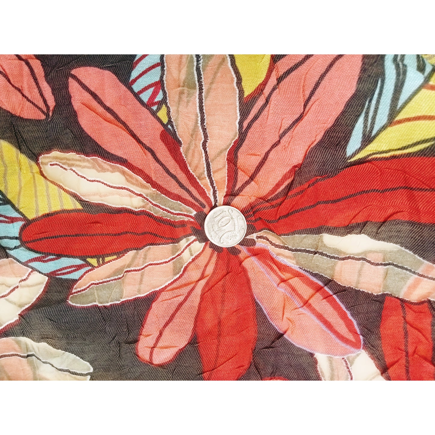 Burnout floral crush fabric - sold by 1/2mtr