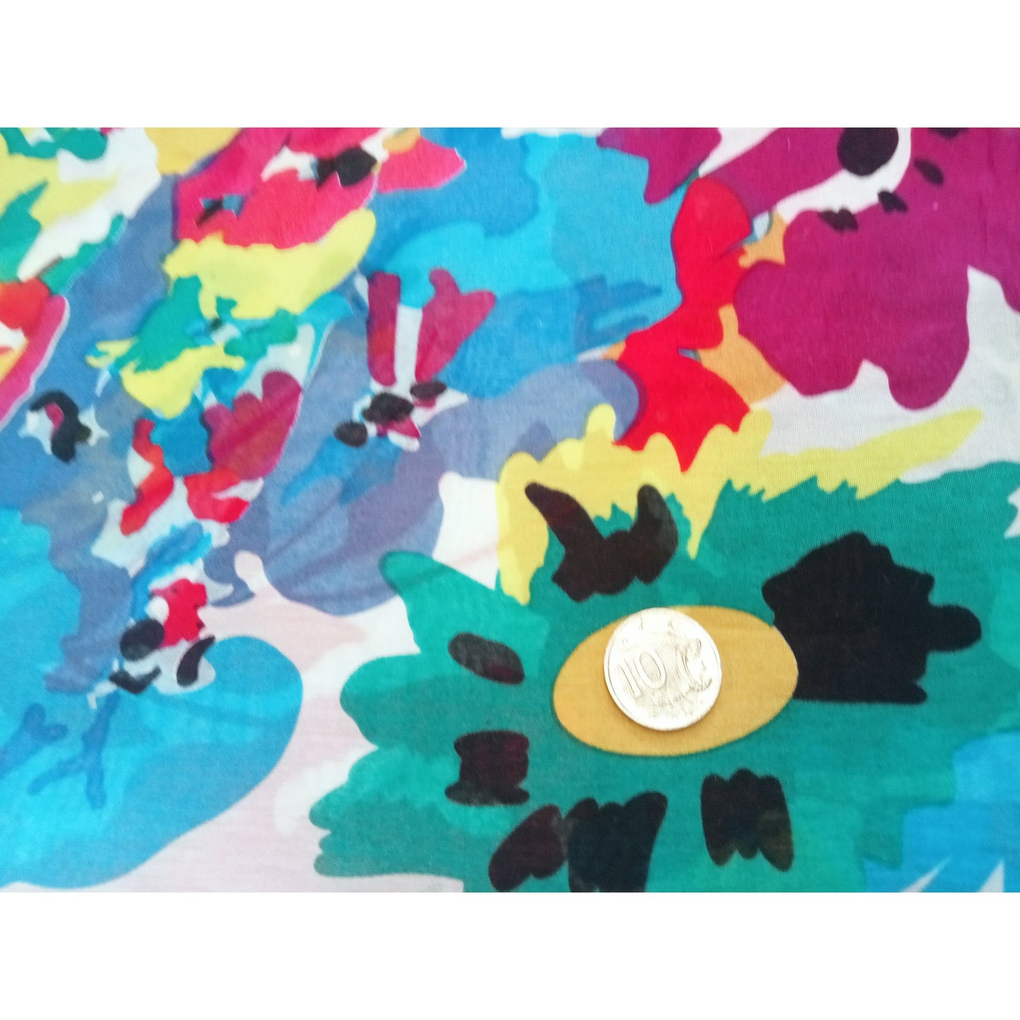 Silk/cotton woven fabric -dold by 1/2mtr
