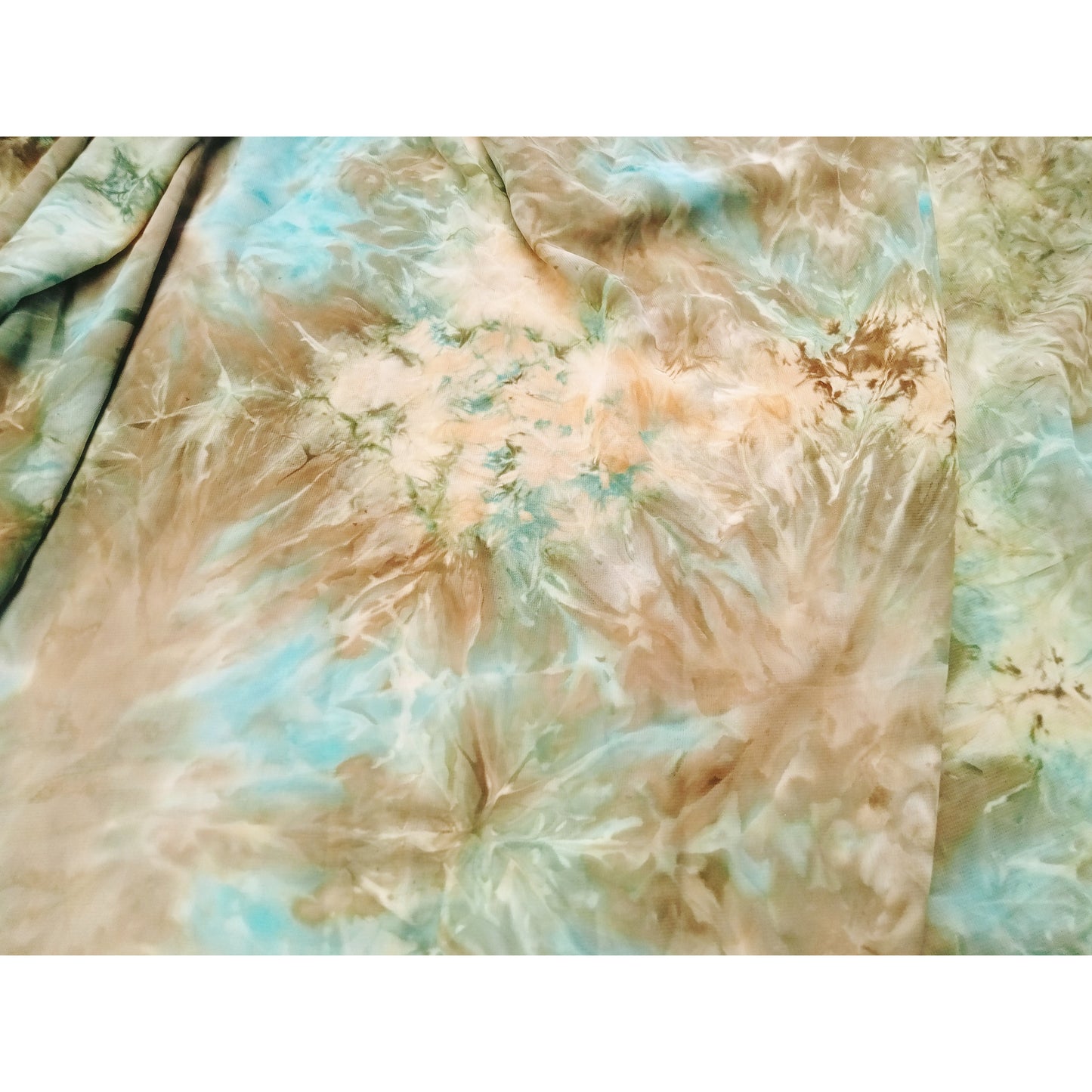 Tie dye crepe de chine - sold by 1/2mtr
