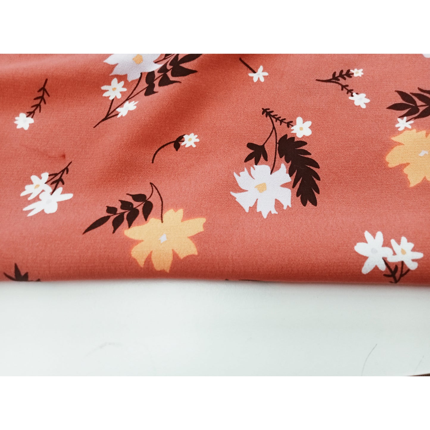 lilly - floral printed woven viscose - sold by 1/2mtr