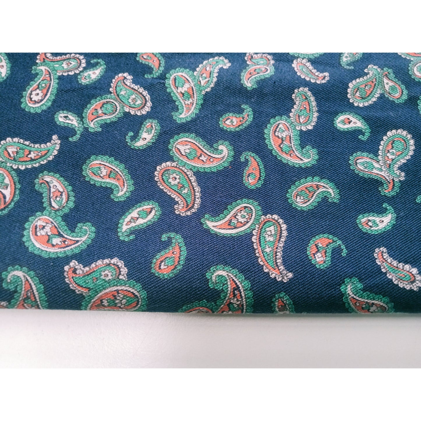 Jasmine - Paisley printed cotton drill