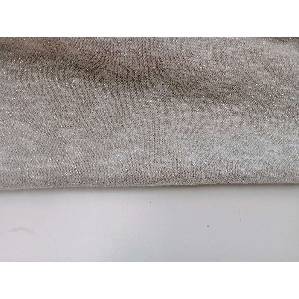 Shimmer slub yarn knit fabric - sold by 1/2mtr