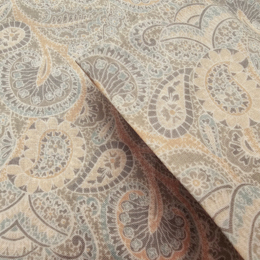 Paisley printed woven cotton - 1.90mtrs