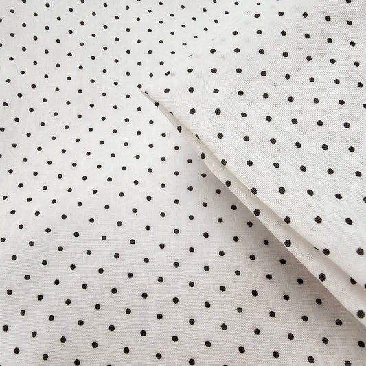 Embossed polka dot cotton - 1.50mtrs