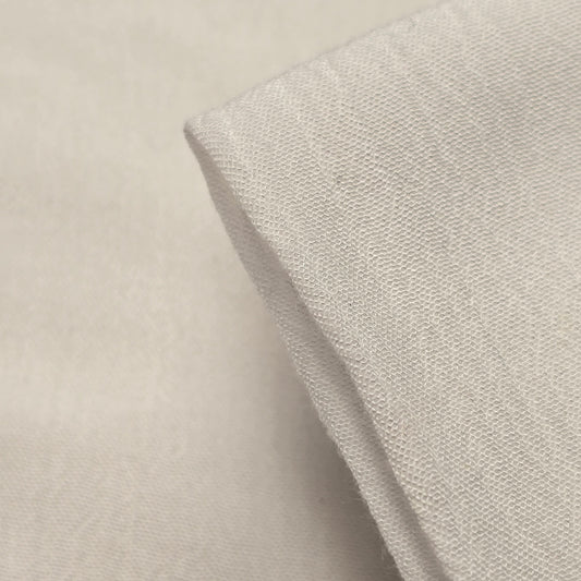 Crest -white - crinkle viscose woven fabric - sold by 1/2mtr