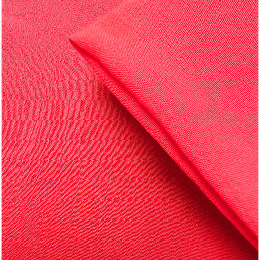 Crest raspberry - crinkle viscose woven fabric - sold by 1/2mtr