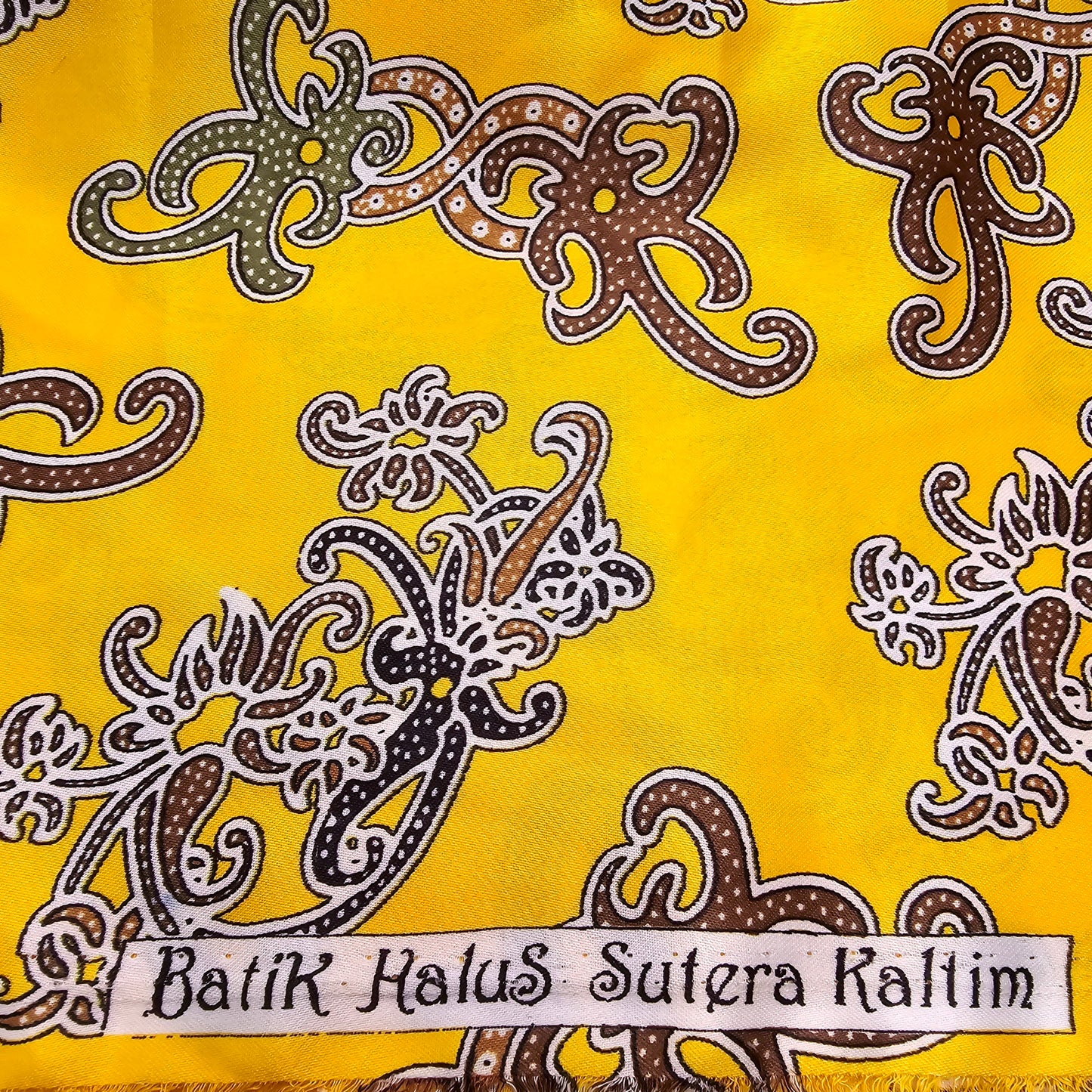 Batik design printed satin- 1.40mtrs