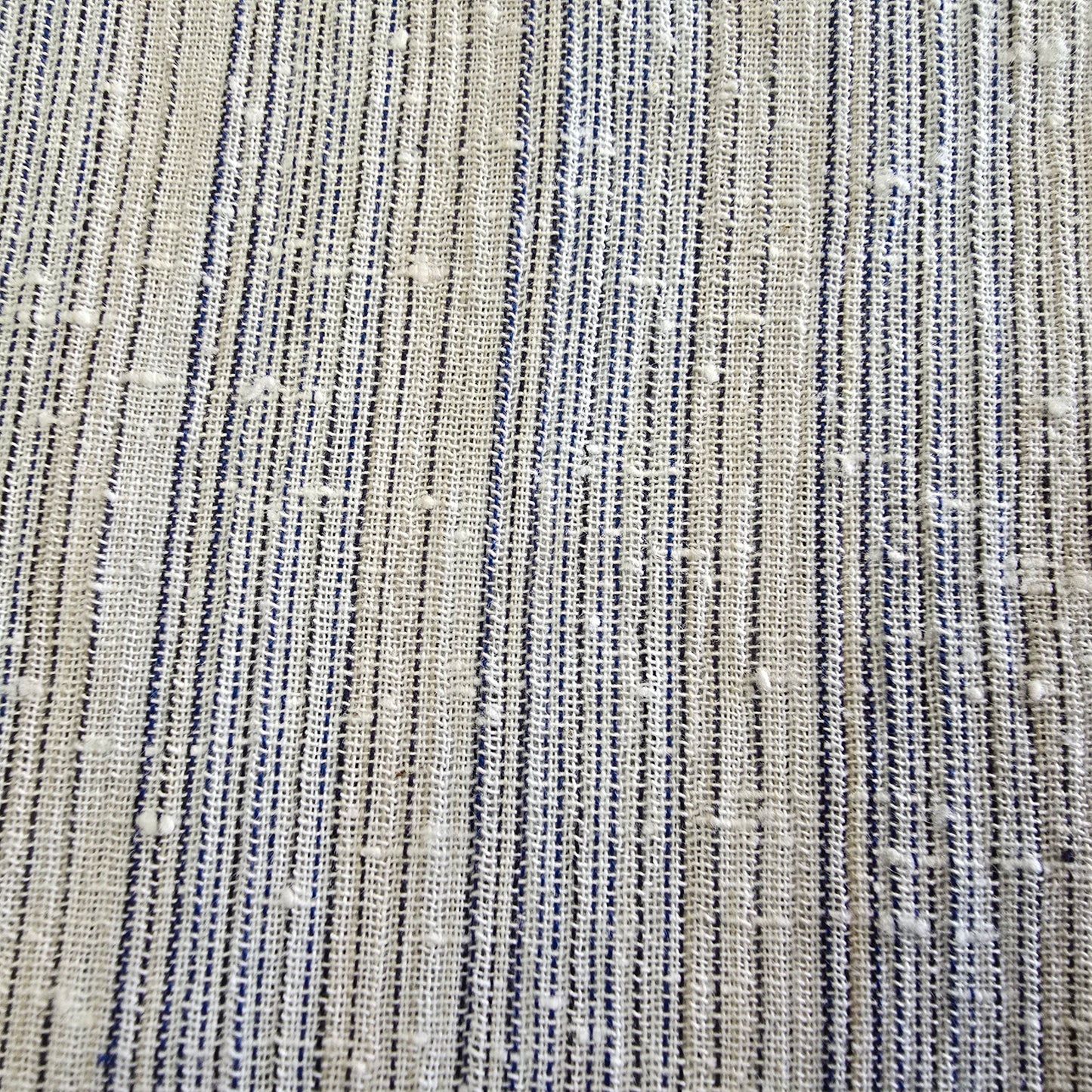 Cotton/linen striped woven cotton/linen - sold by 1/2mtr