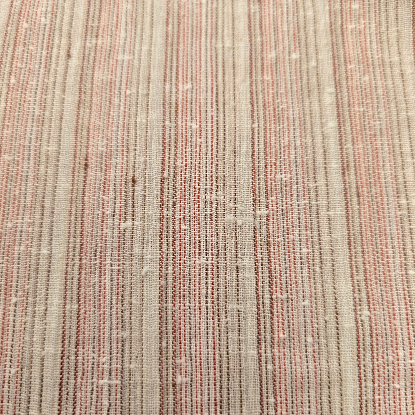 Cotton/linen striped woven fabric - 2.00mtrs