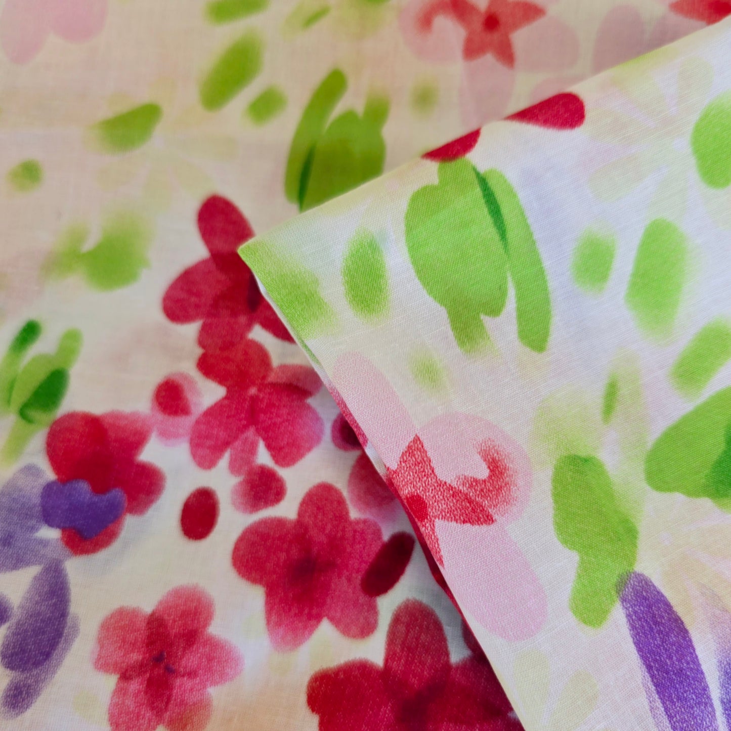 Woven floral voile - sold by 1/2mtr