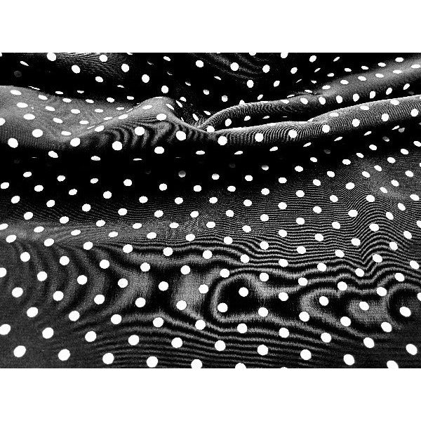 Polka dot woven fabric - sold  by 1/2mtr