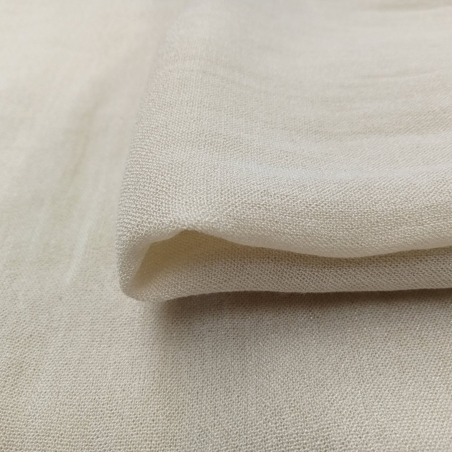 Laura - sand Linen blend  woven fabric - sold by 1/2mtr