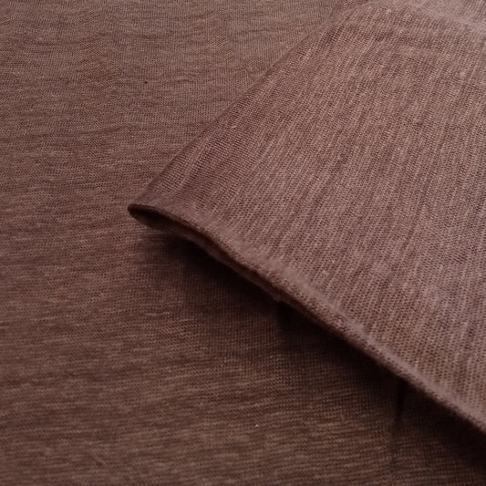 Savannah chocolate knit fabric - sold by 1/2mtr