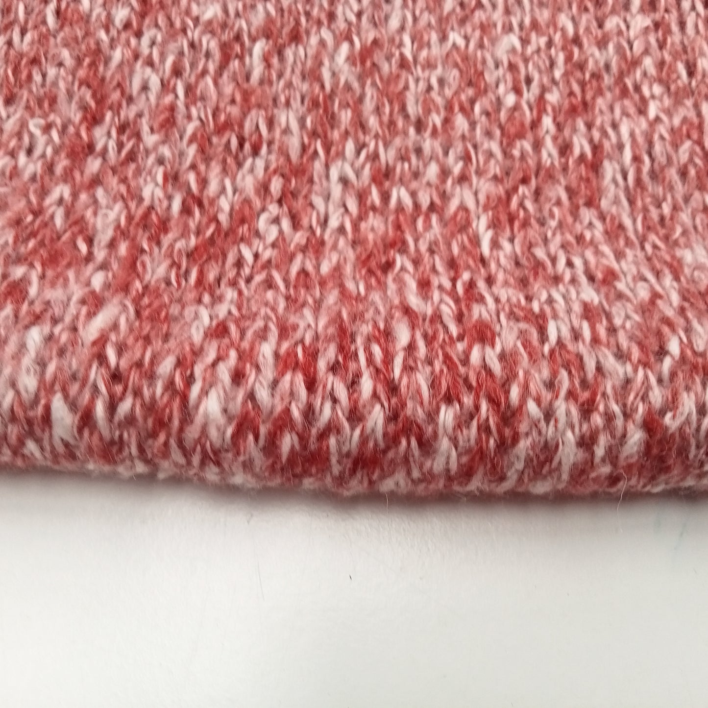 Coddle - Wool blend knit fabric - red/white