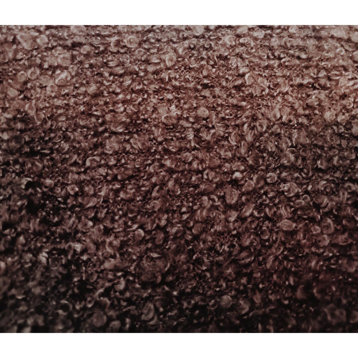 boucle knit - chocolate brown - sold by 1/2mtr