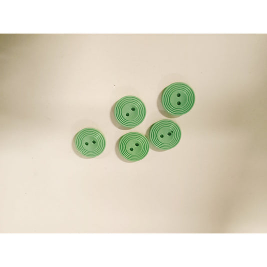 Lime green 2 hole button