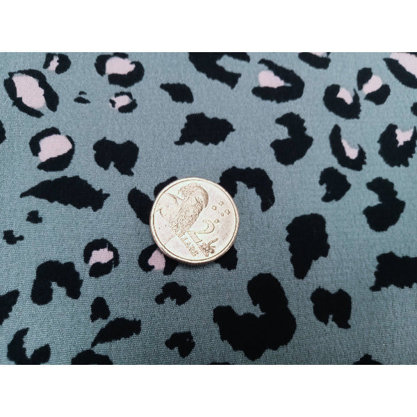 Lizzy - animal printed crepe fabric - sold by 1/2mtr