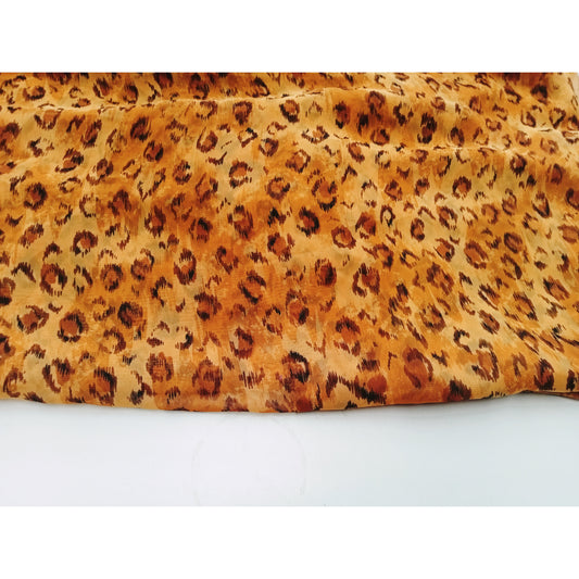 Lara - cheetah printed chiffon - dold by 1/2mtr