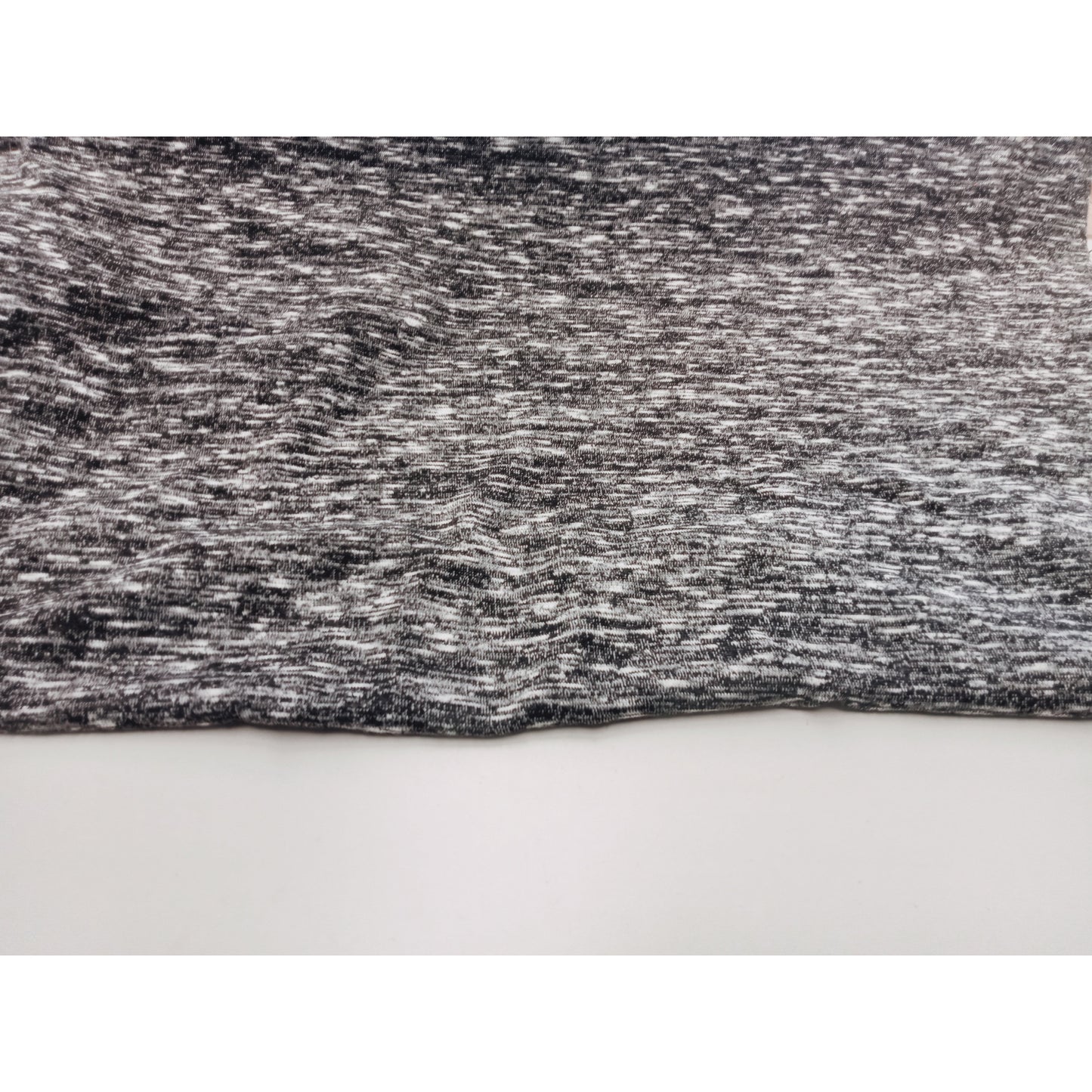 Beautiful marle knit fabric - charcoal/white