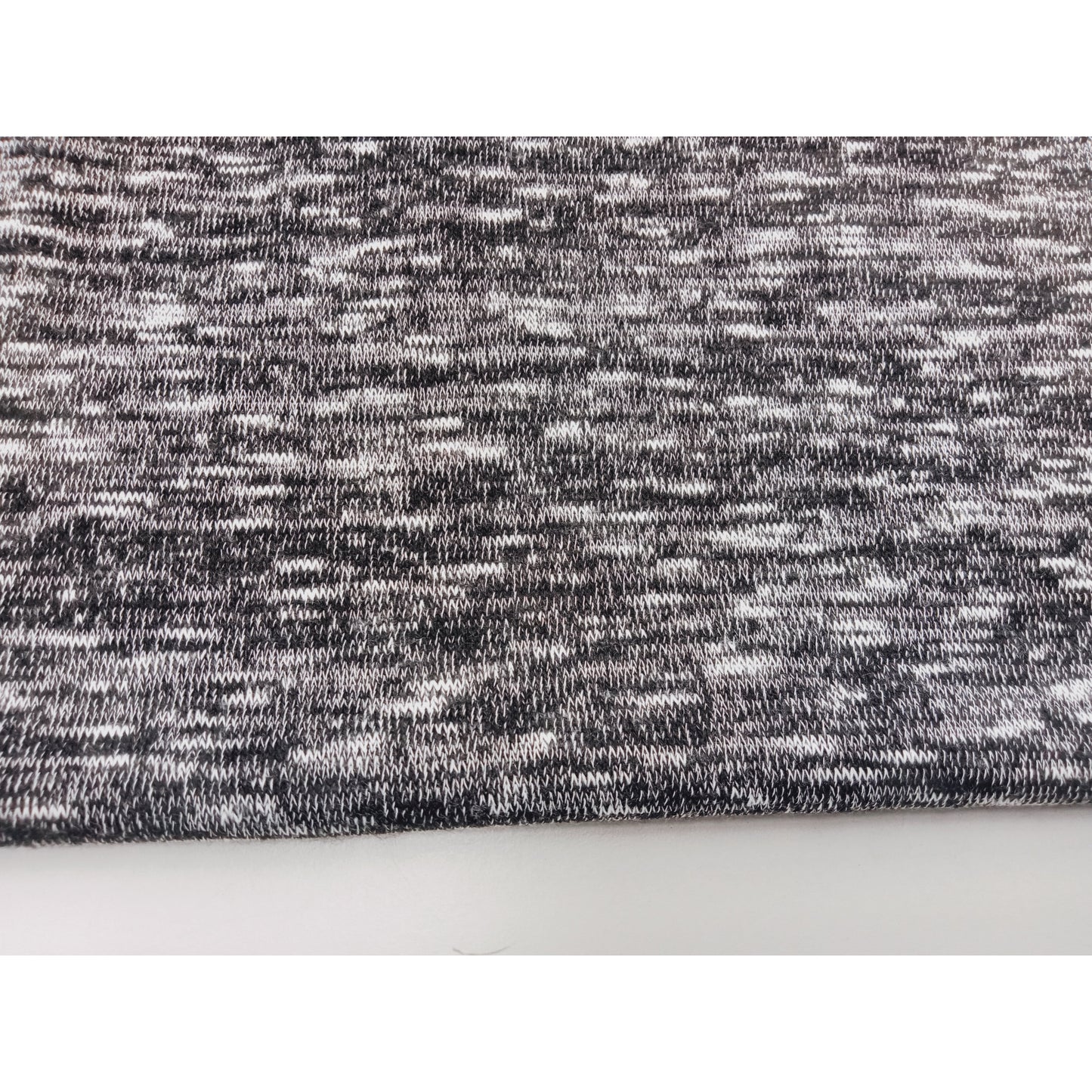 Beautiful marle knit fabric - charcoal/white