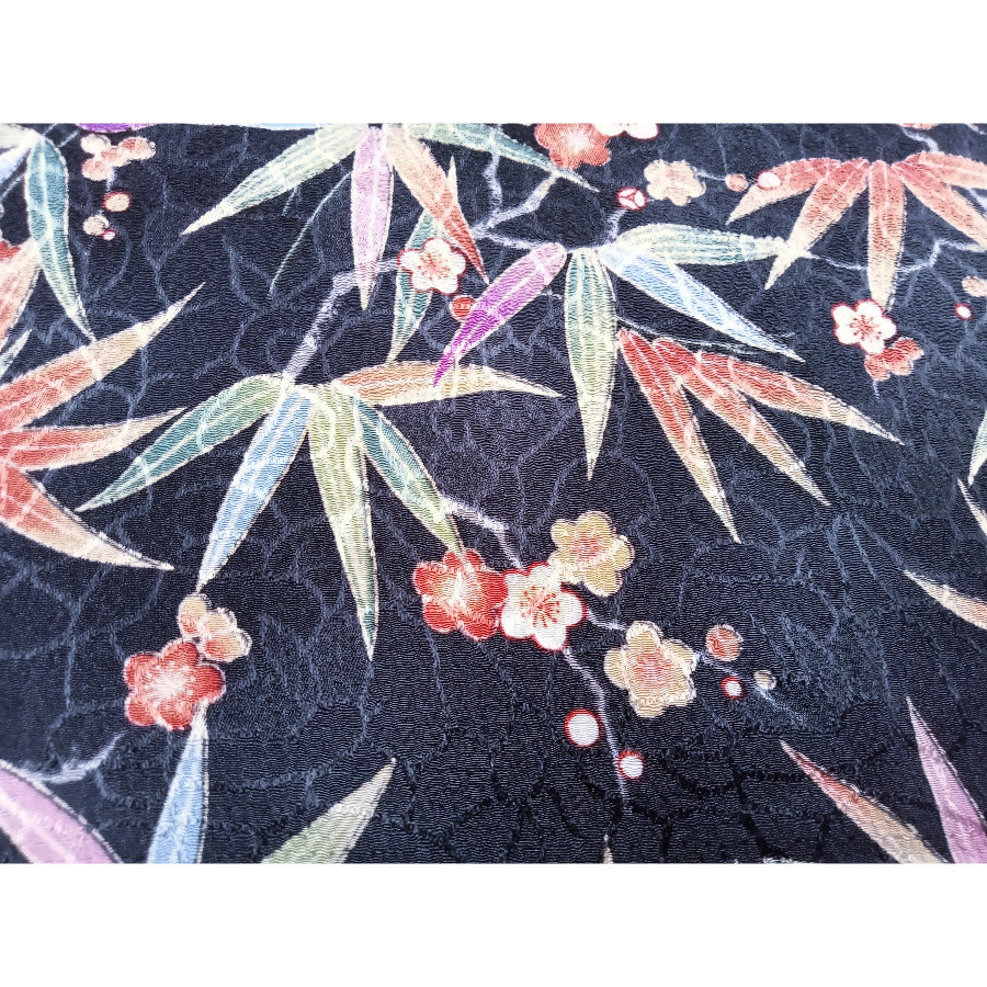 Japanese garden woven crepe fabric - 1mtr
