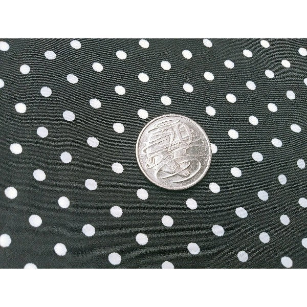 Polka dot woven fabric - sold  by 1/2mtr