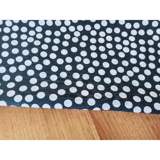 Paula- polka dot cotton/linen fabric - sold by 1/2mtr