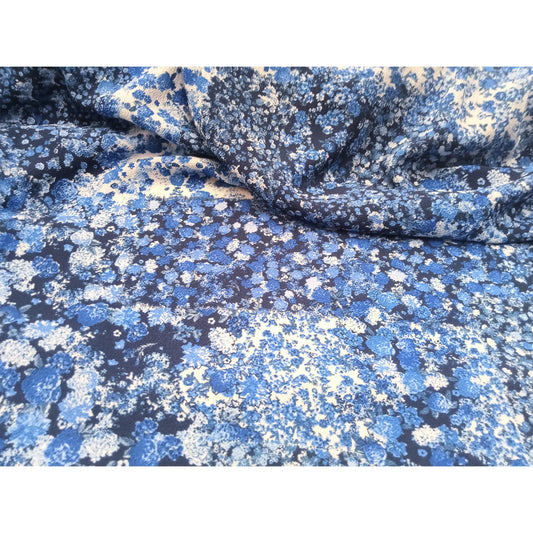 Patch - woven crepe fabric - sold by 1/2mtr