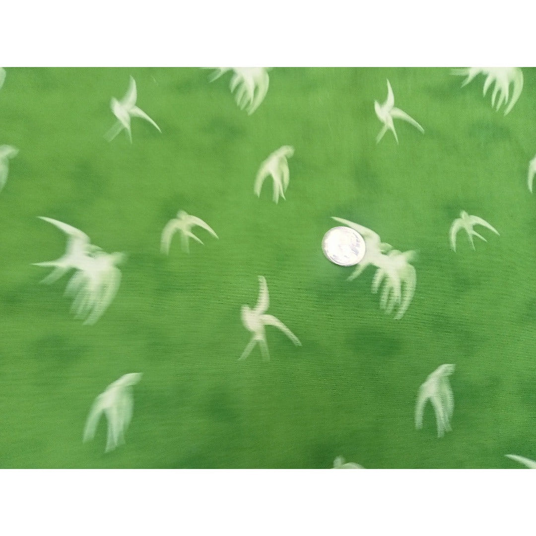 Doves - woven cotton/linen