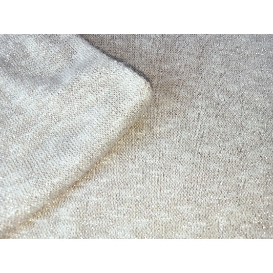 Shimmer slub yarn knit fabric - sold by 1/2mtr