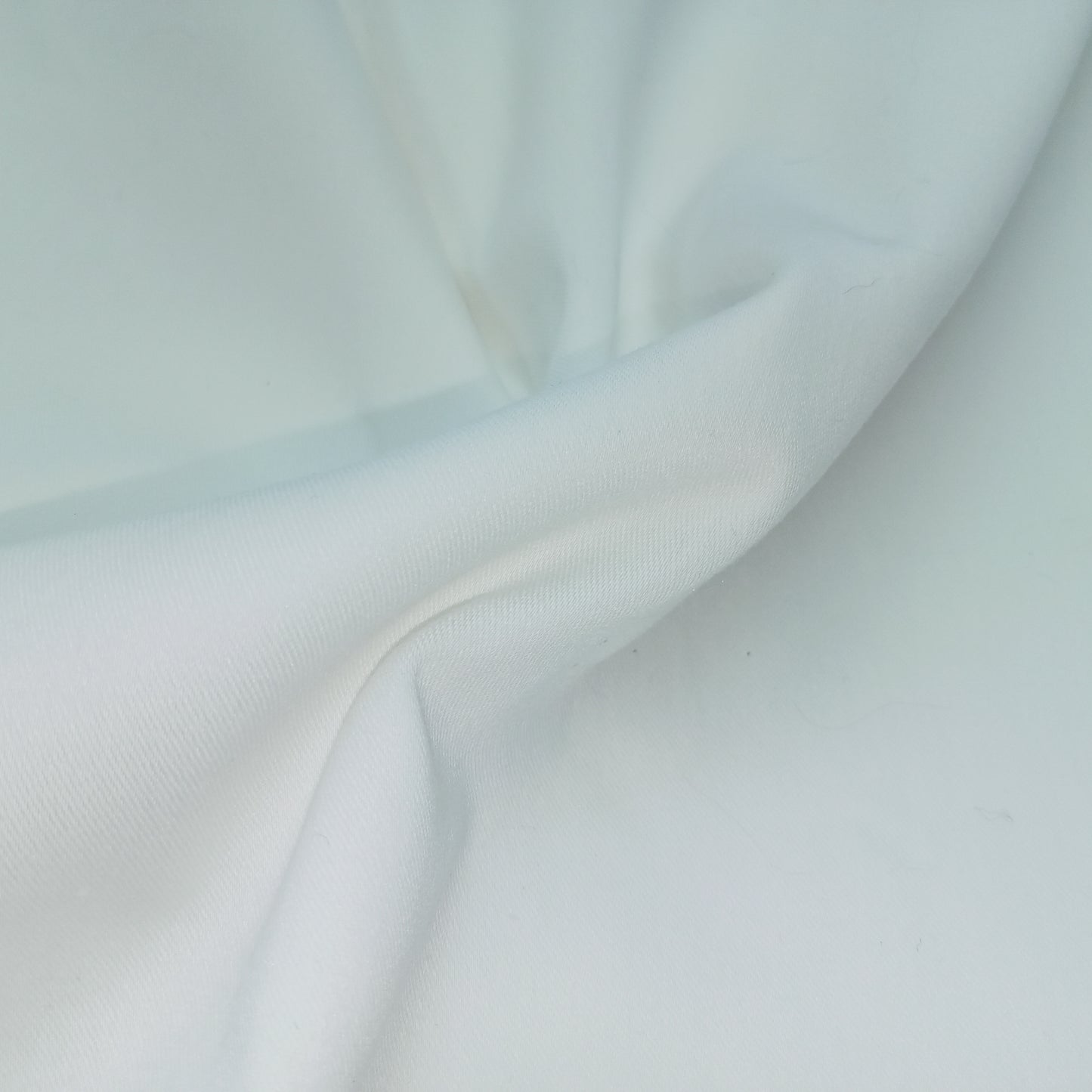 snow white - stretch cotton sateen